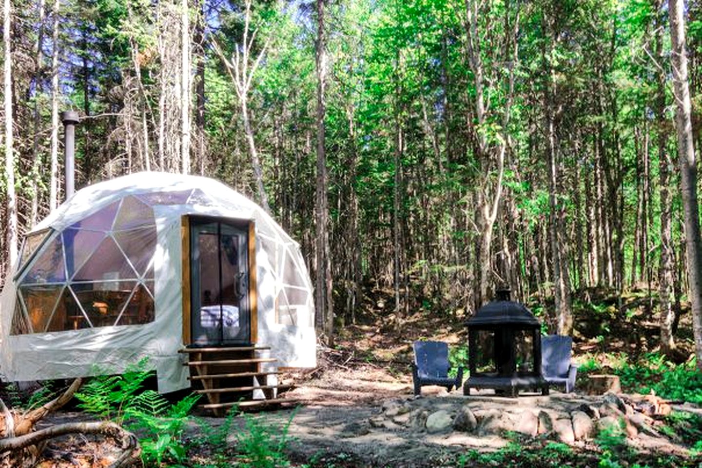 Stunning Dome Rental Perfect for Glamping in Quebec