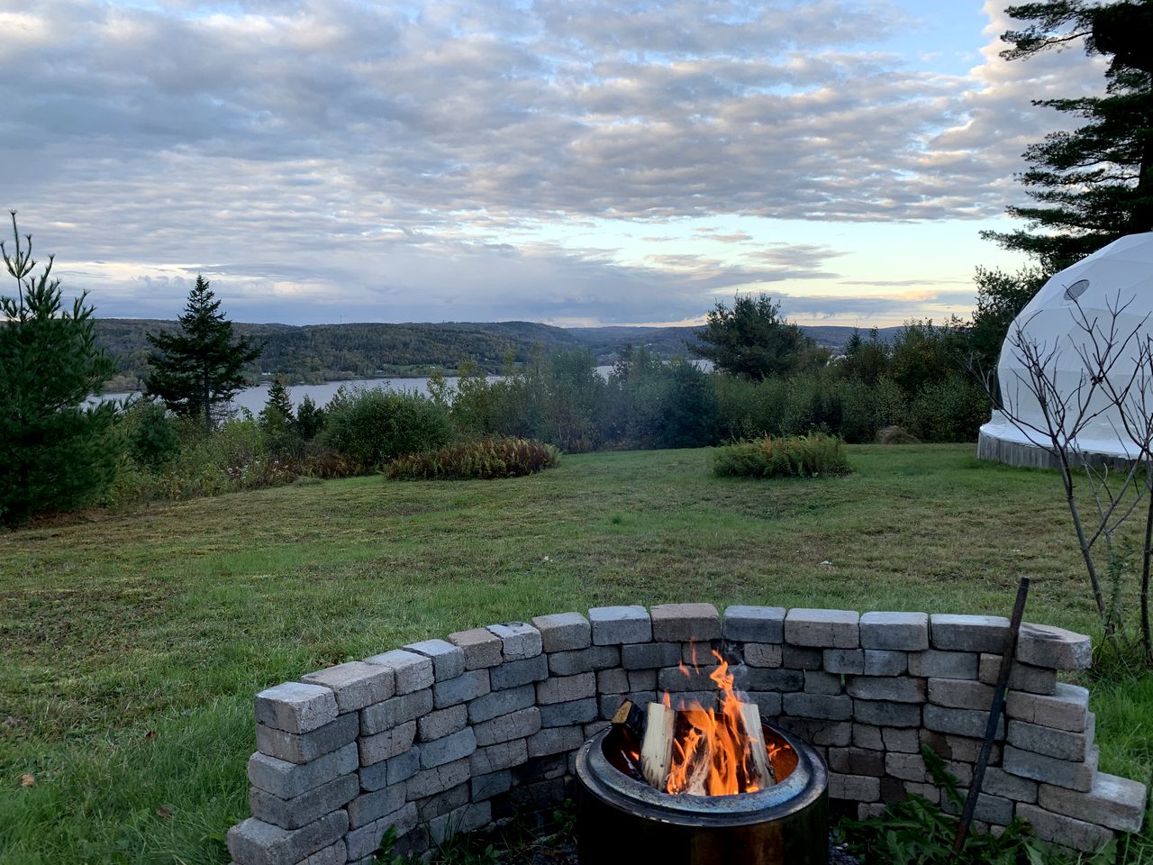 Beautiful Dome Rental with Stunning View of Belleisle Bay in New Brunswick