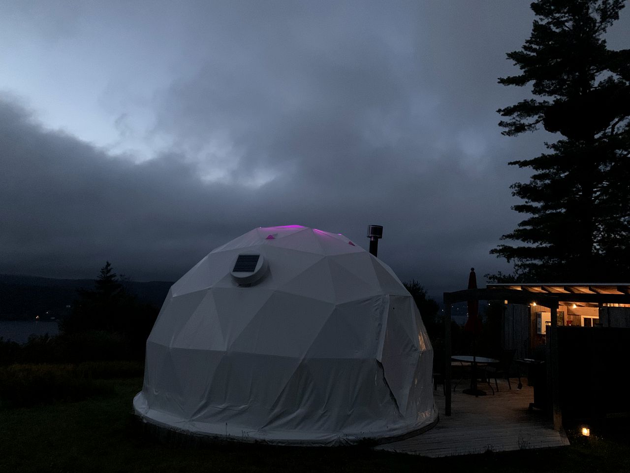 Beautiful Dome Rental with Stunning View of Belleisle Bay in New Brunswick