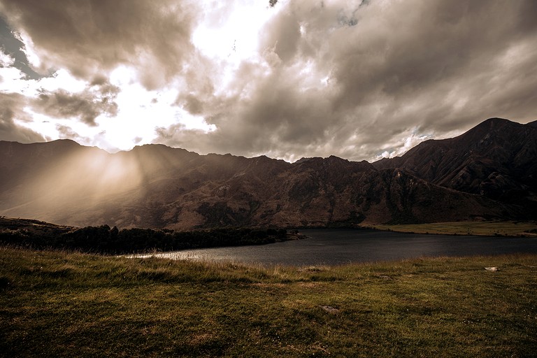 Domes (New Zealand, Moke Lake, South Island)