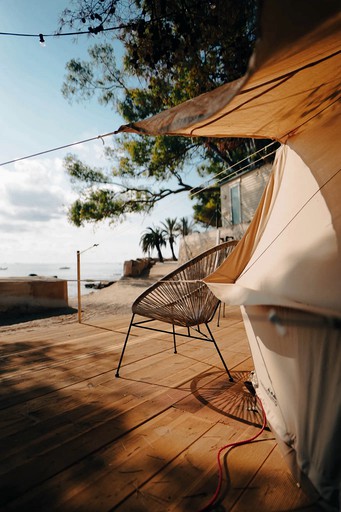 Beachfront Glamping Tents with a Pool near the Ebro Delta in Tarragona, Catalonia | Bell Tents (Alcanar, Catalonia, Spain)