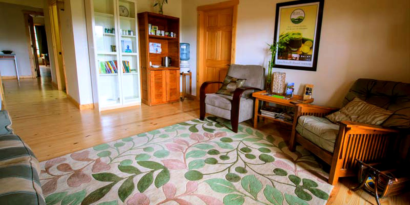 Simple Double Room at Yoga and Wellness Retreat near Asheville, North Carolina