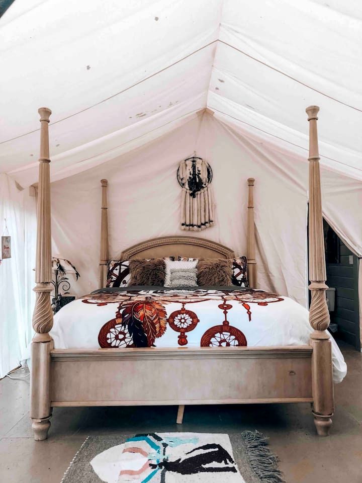 Luxury Safari Tent in Irwin, Idaho near Palisades Lake and Jackson Hole