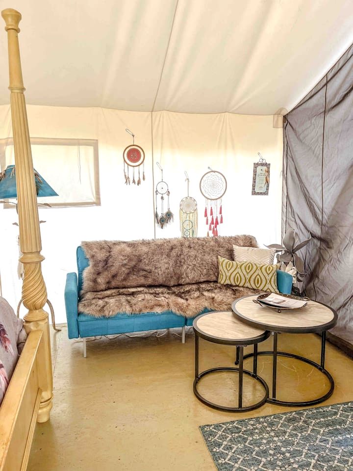 Luxury Safari Tent in Irwin, Idaho near Palisades Lake and Jackson Hole