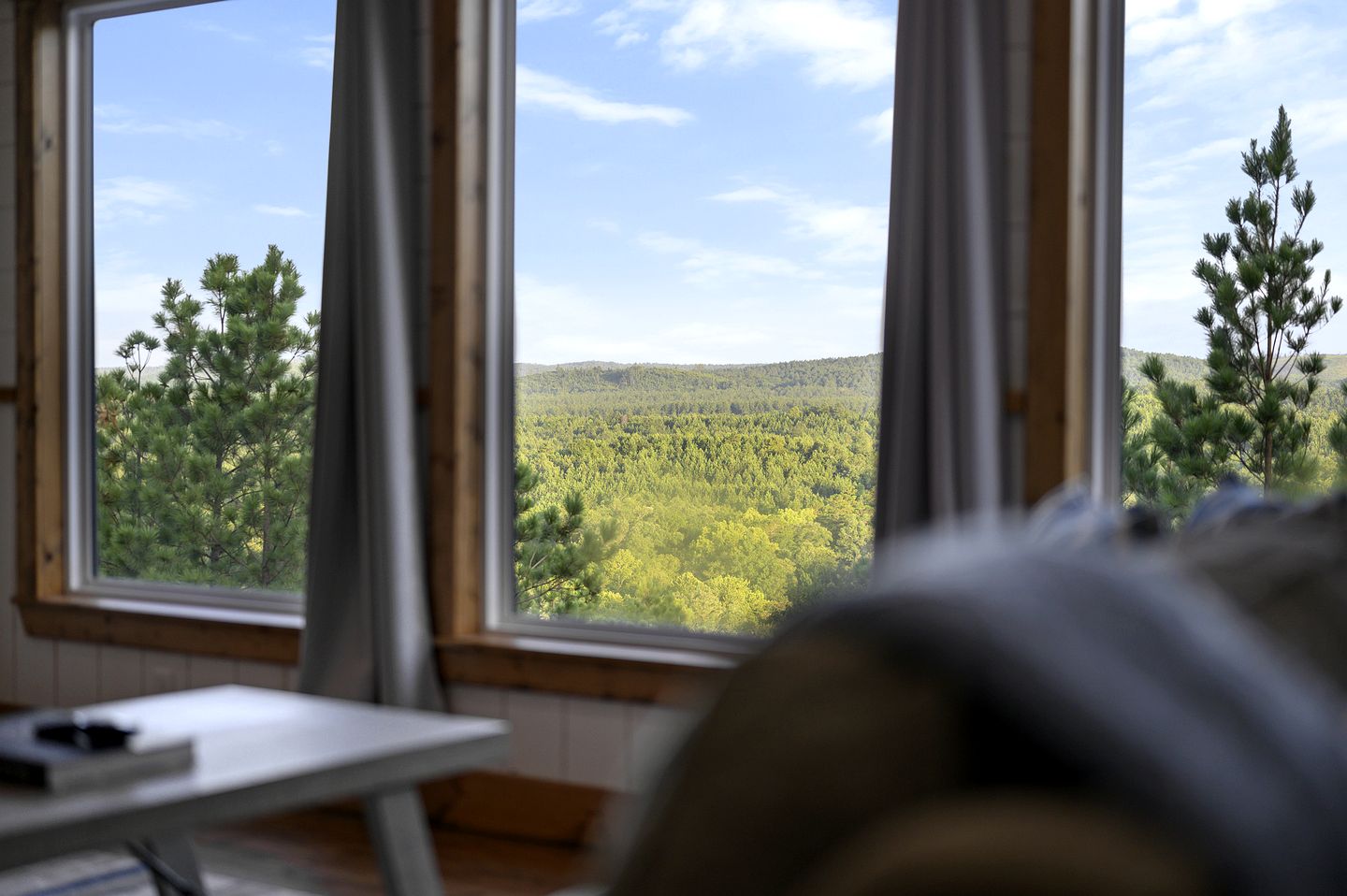 Treetop Cabin Getaway with Sauna, Hot Tub & Forest Views in Oklahoma