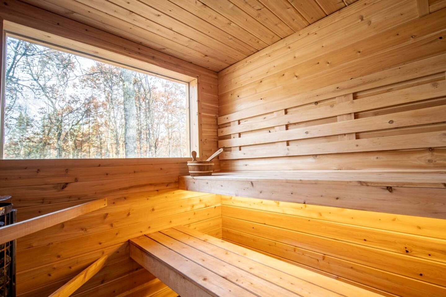 Pet Friendly Yurt with a Shared Sauna House in Northern Wisconsin, Ideal for a Weekend Escape in the Wilderness