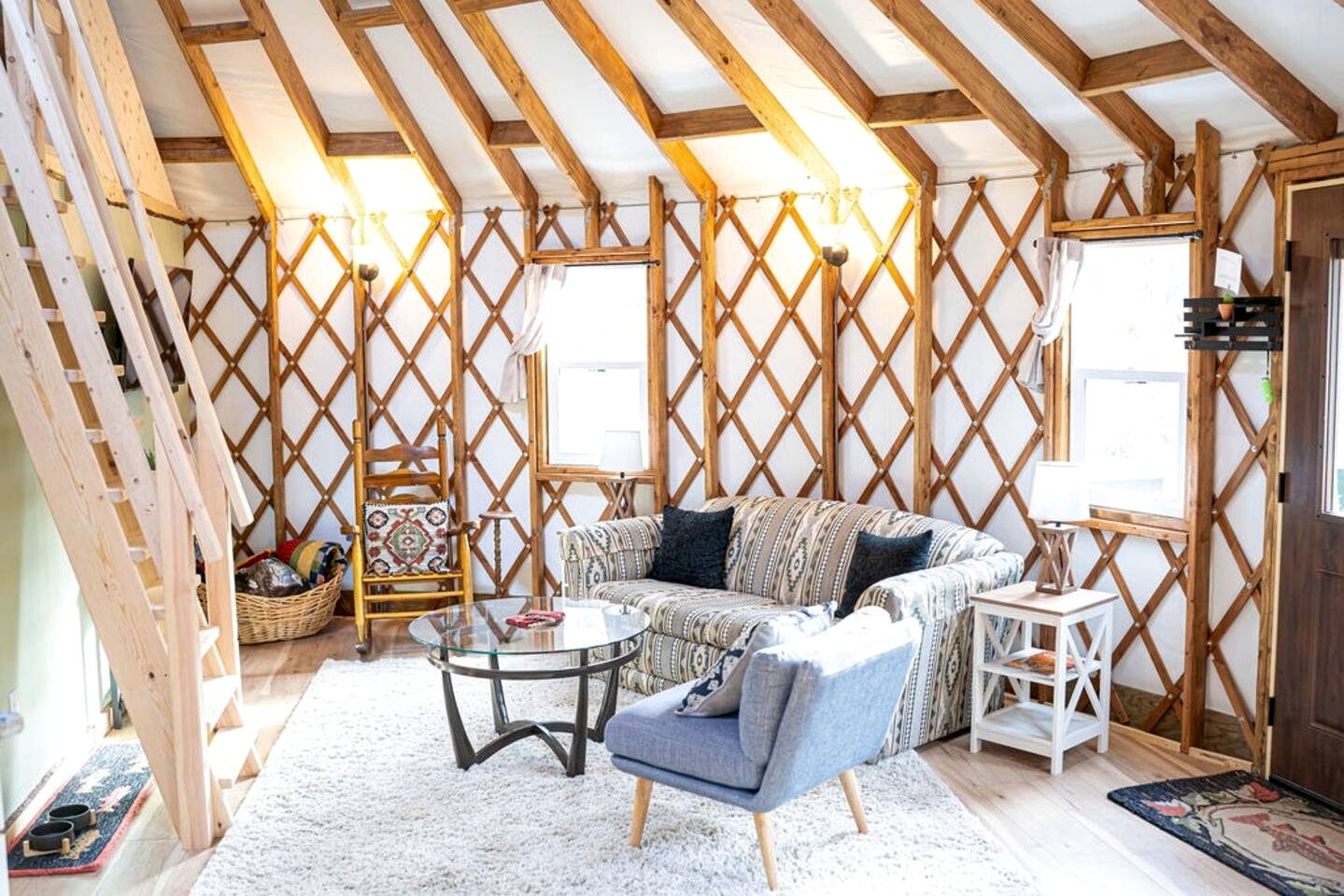 Pet Friendly Yurt with a Shared Sauna House in Northern Wisconsin, Ideal for a Weekend Escape in the Wilderness