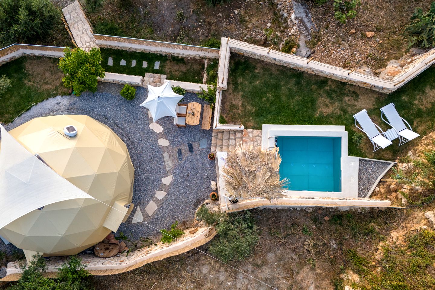 Dream Holiday at this Elegant Dome with Pool in Greece