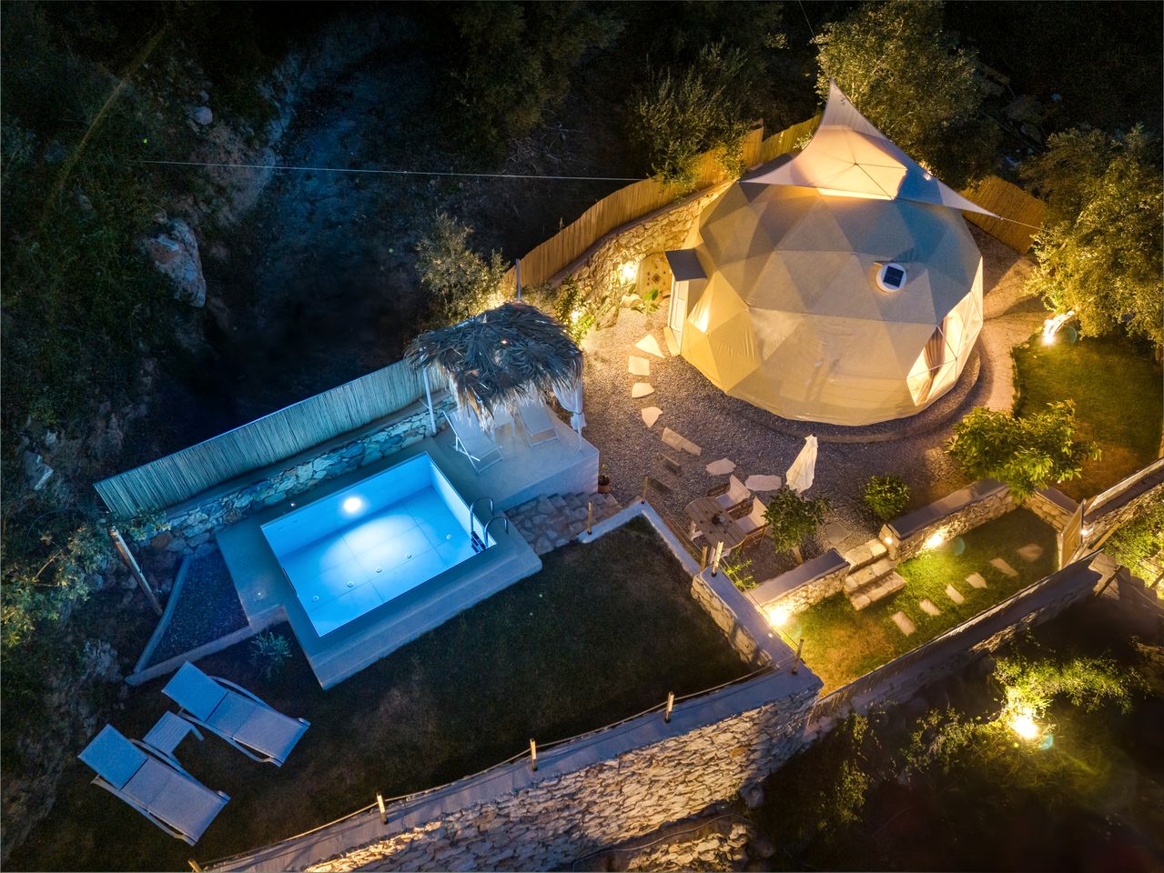 Dream Holiday at this Elegant Dome with Pool in Greece