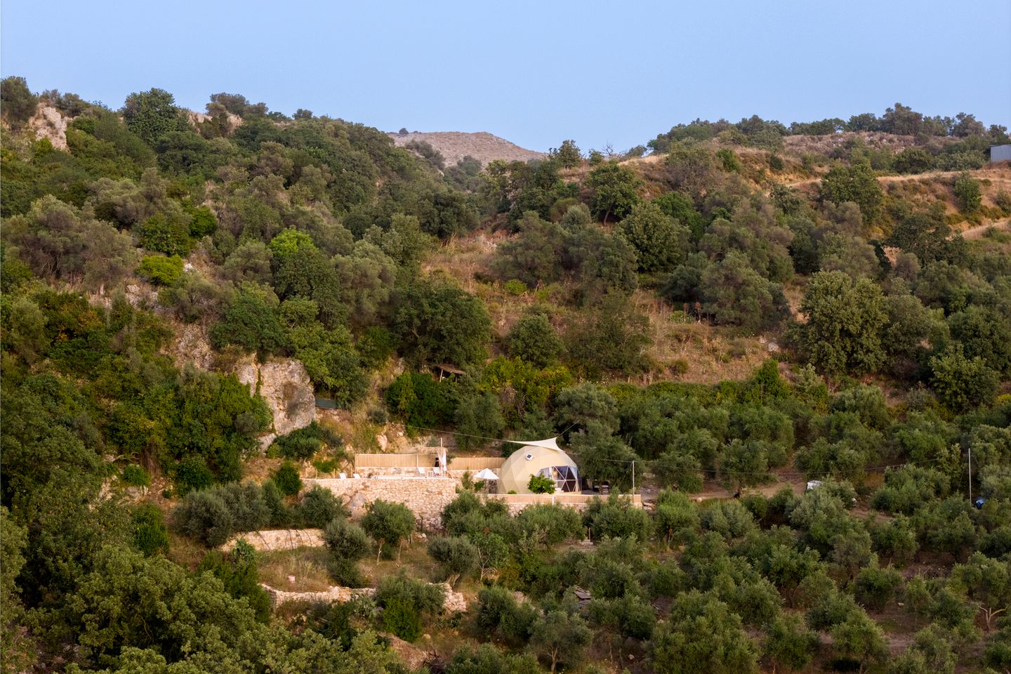 Dream Holiday at this Elegant Dome with Pool in Greece
