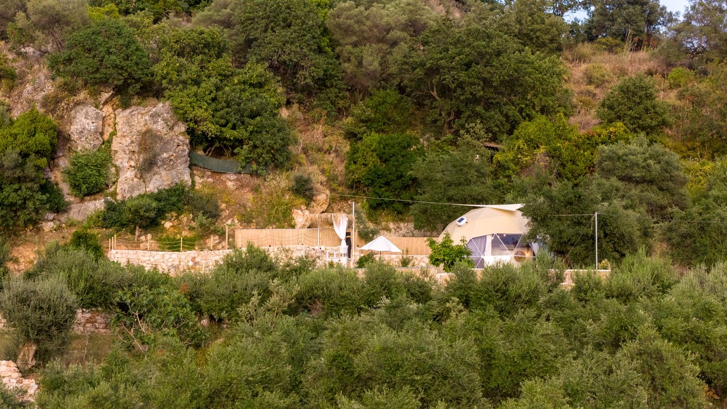 Dream Holiday at this Elegant Dome with Pool in Greece