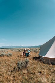 Deluxe Bell Tent Ideal for Luxury Camping near Yellowstone photo 3