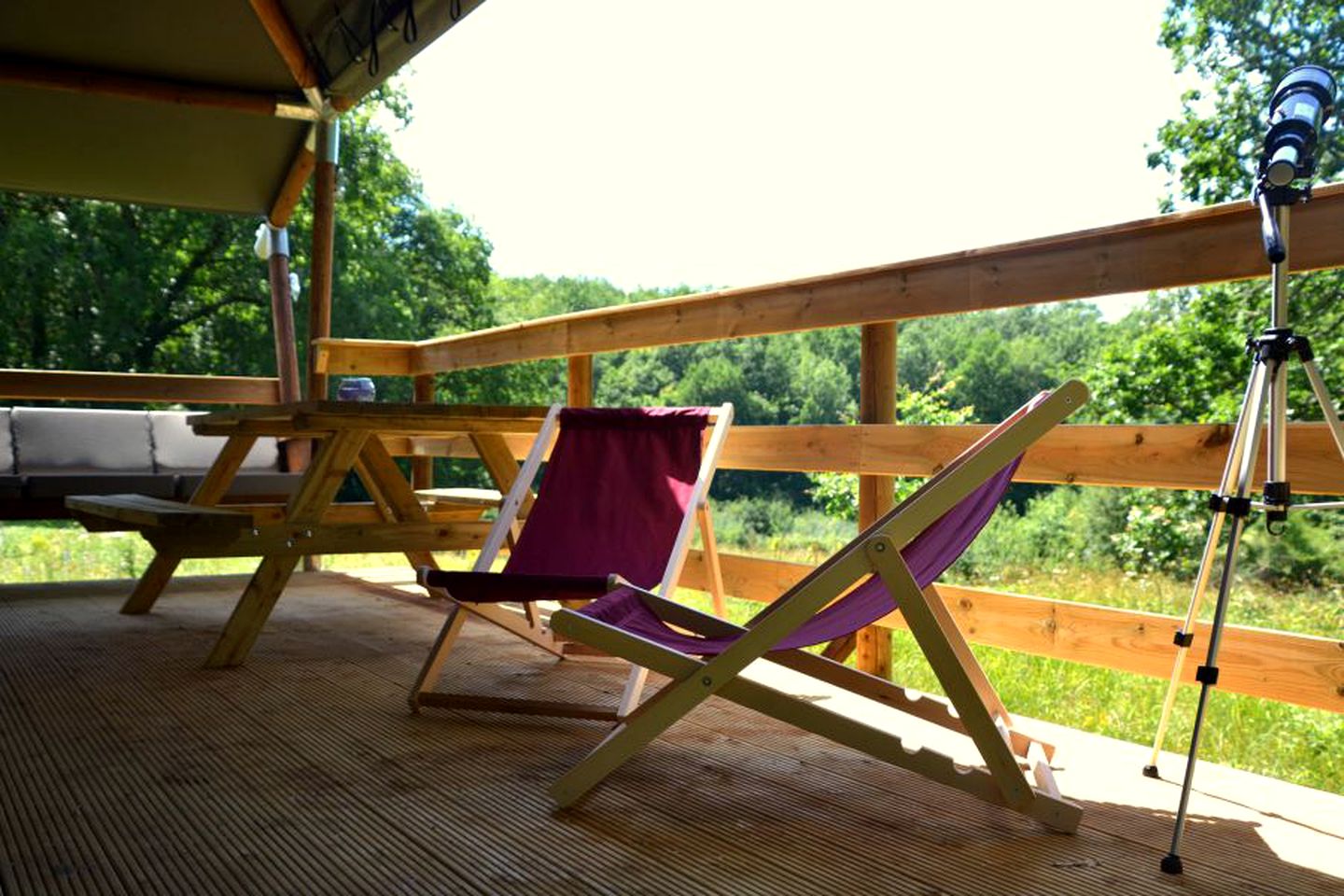 Peaceful Safari Tent Rental Ideal for Glamping in France