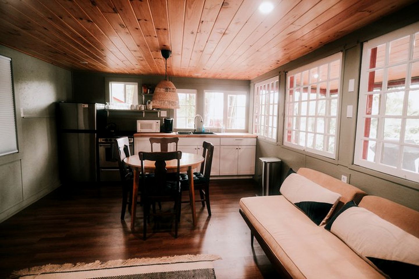 Rustic, Pet Friendly Cabin on the Hudson River, Perfect for a Glamping Weekend in the Adirondacks