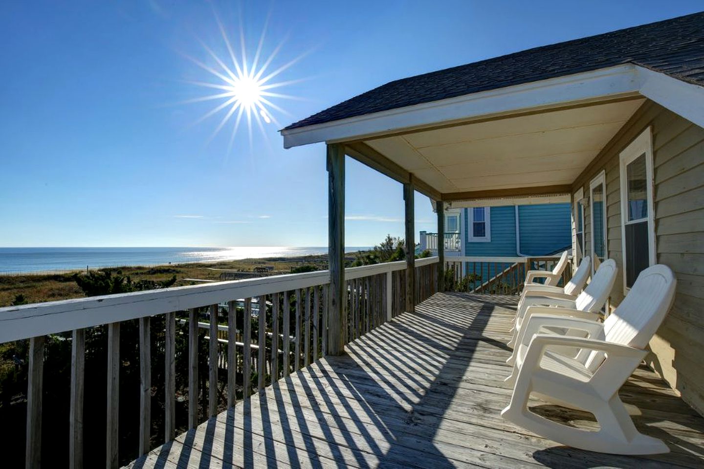 Spacious Oceanfront Cottage Rental on Holden Beach in North Carolina