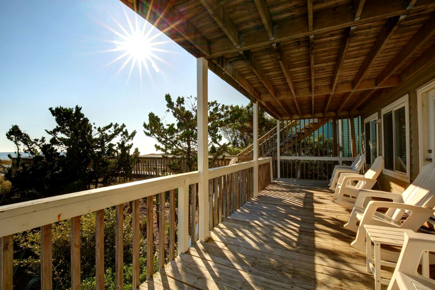 Spacious Oceanfront Cottage Rental on Holden Beach in North Carolina