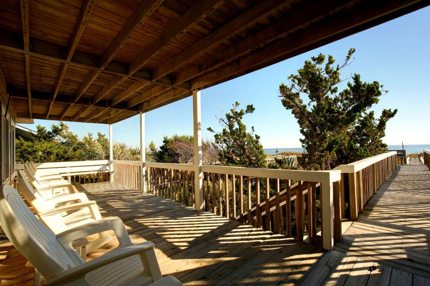 Spacious Oceanfront Cottage Rental on Holden Beach in North Carolina