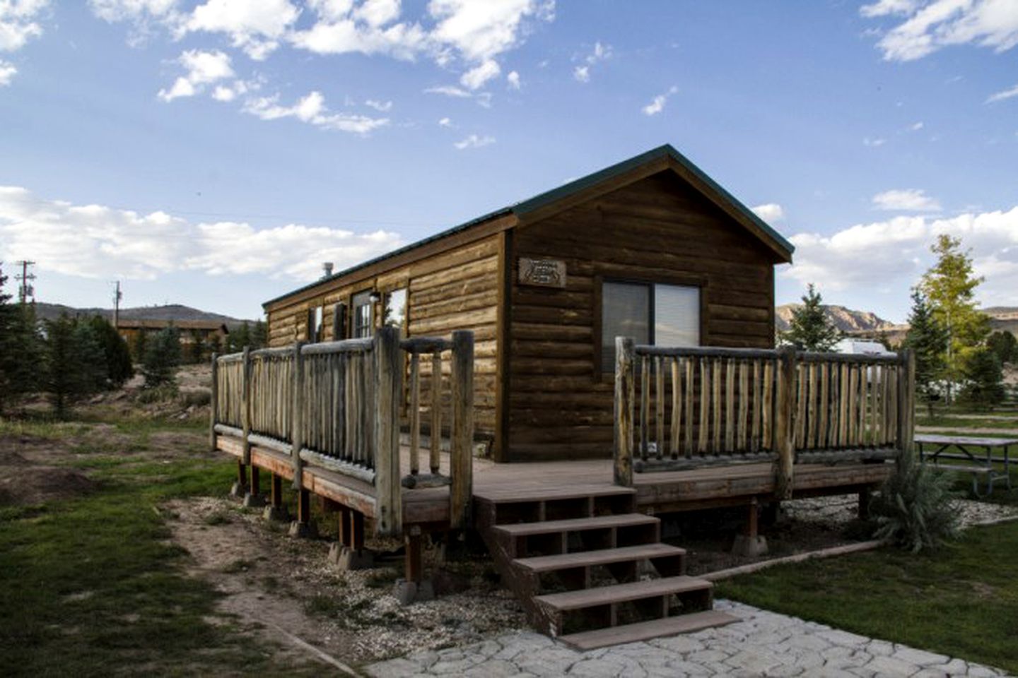 Camping Cabin near Flaming Gorge Dam, Utah