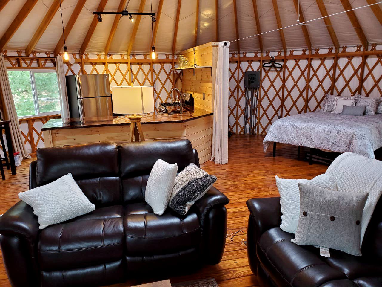 Michigan Simple Lyfe Yurt, Yurts, Baldwin, United States of America