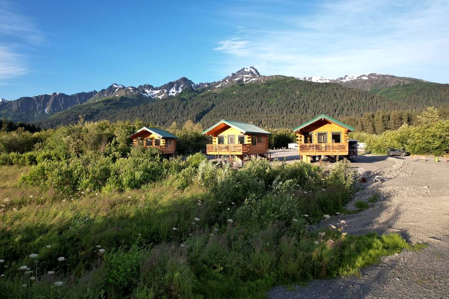 Scenic Creekside Cabin with Panoramic Bay & Mountain Views in Seward, Alaska