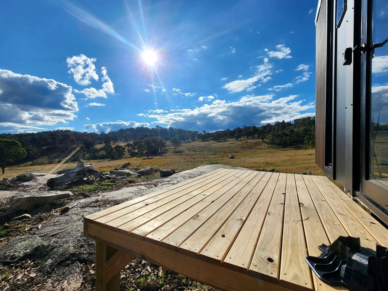 Farm Tiny House Stay Well Equipped in Deepwater, Queensland