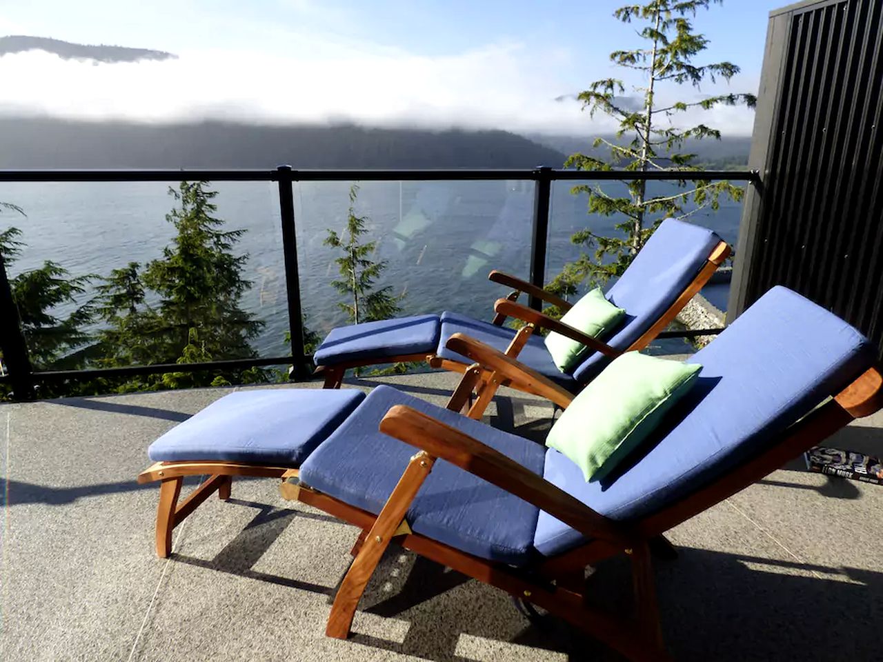 Modern Waterfront Rental with Private Balcony and Ocean Views in Port Renfrew, British Columbia