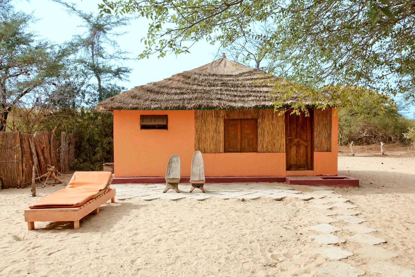 Huts (Jinack Island, North Bank Region, Gambia)