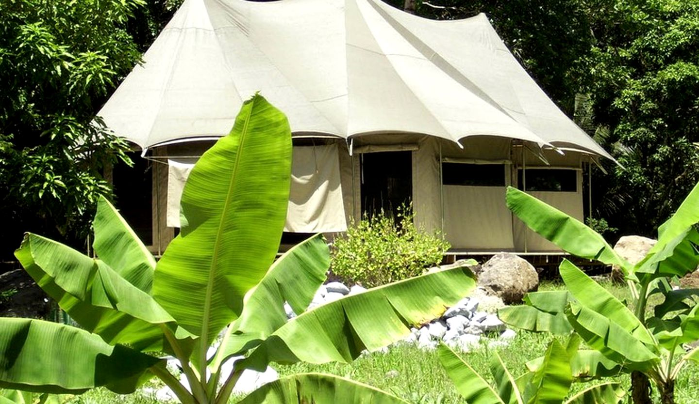 Eco-Friendly Safari Tent Along East Coast of Dominica