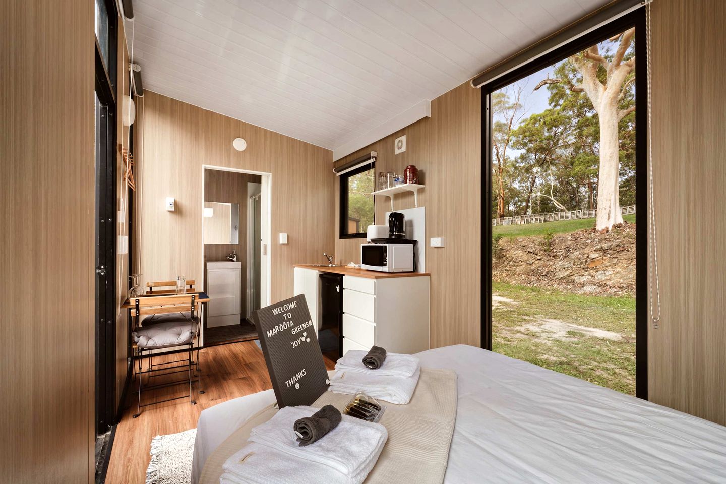 Eco-Friendly Tiny House Retreat with Scenic Trails near Maroota, New South Wales