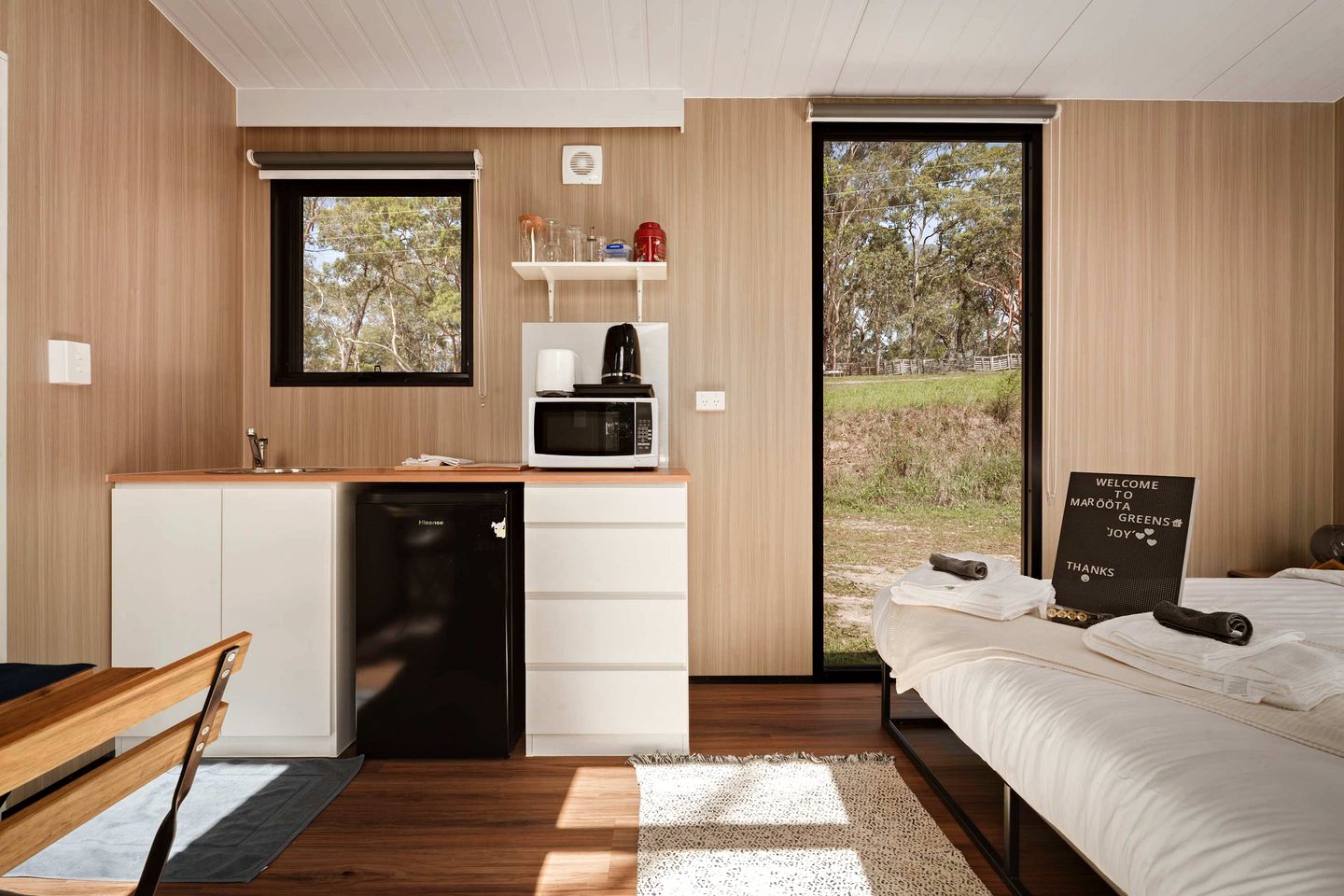 Eco-Friendly Tiny House Retreat with Scenic Trails near Maroota, New South Wales