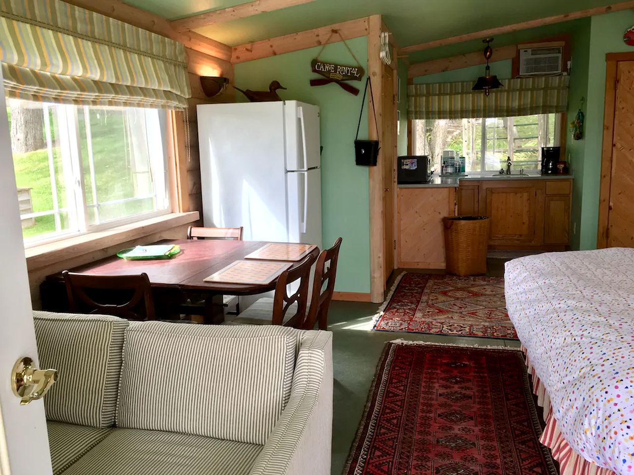 Romantic Riverfront Cottage with a Pier near Milwaukee, Wisconsin