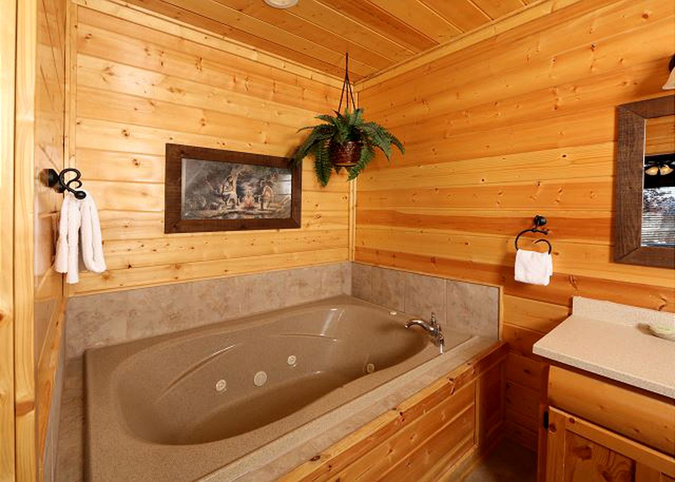 Enchanting Log Cabin Accommodation with a Private Hot Tub in Sevierville, Tennessee