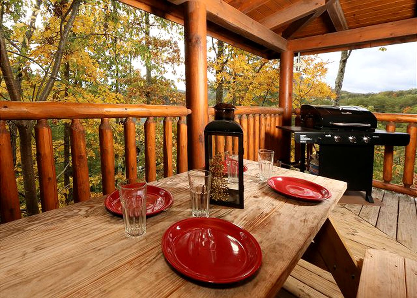 Authentic Cabin with Hot Tub on the Deck near Gatlinburg, Tennessee