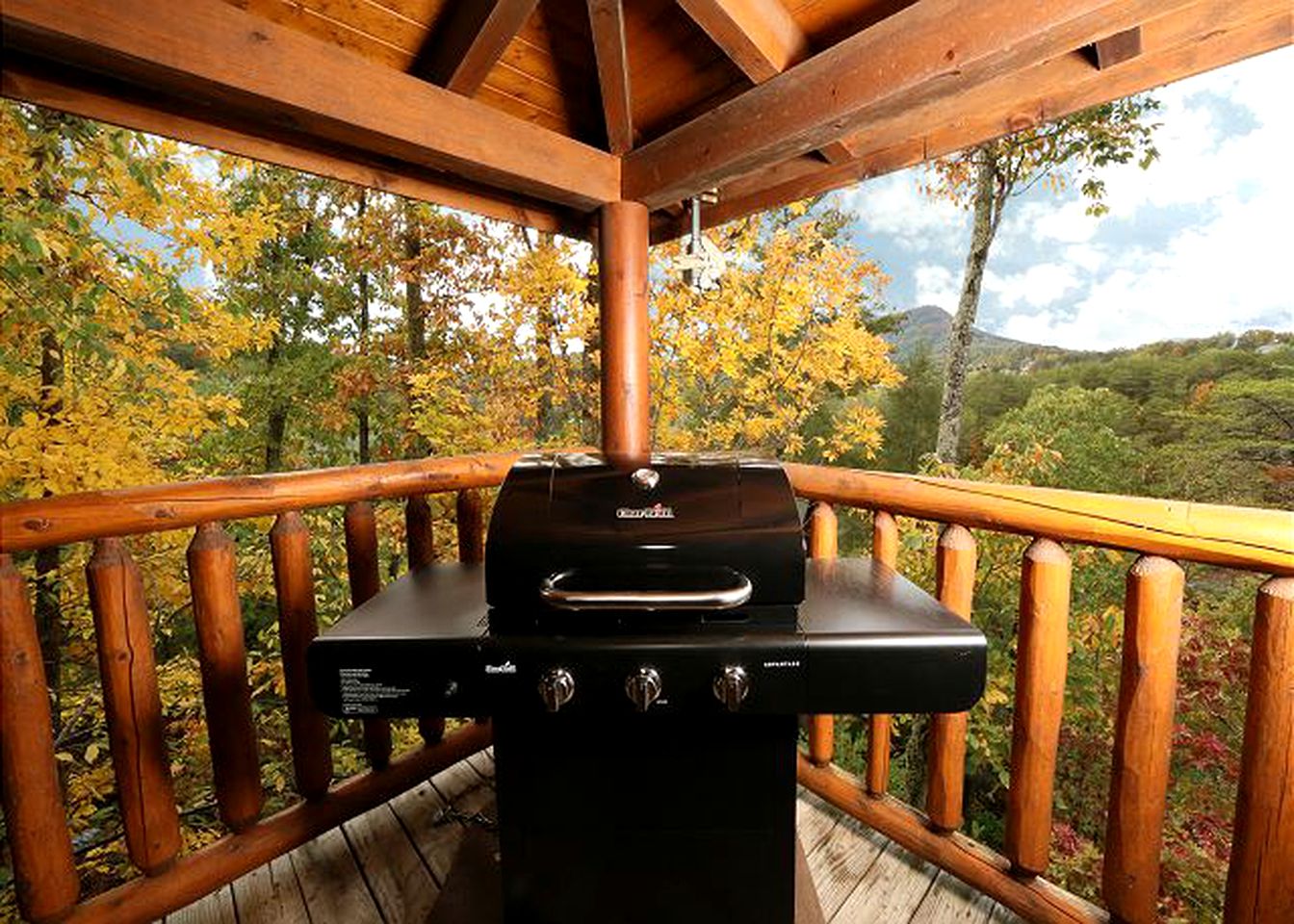 Authentic Cabin with Hot Tub on the Deck near Gatlinburg, Tennessee