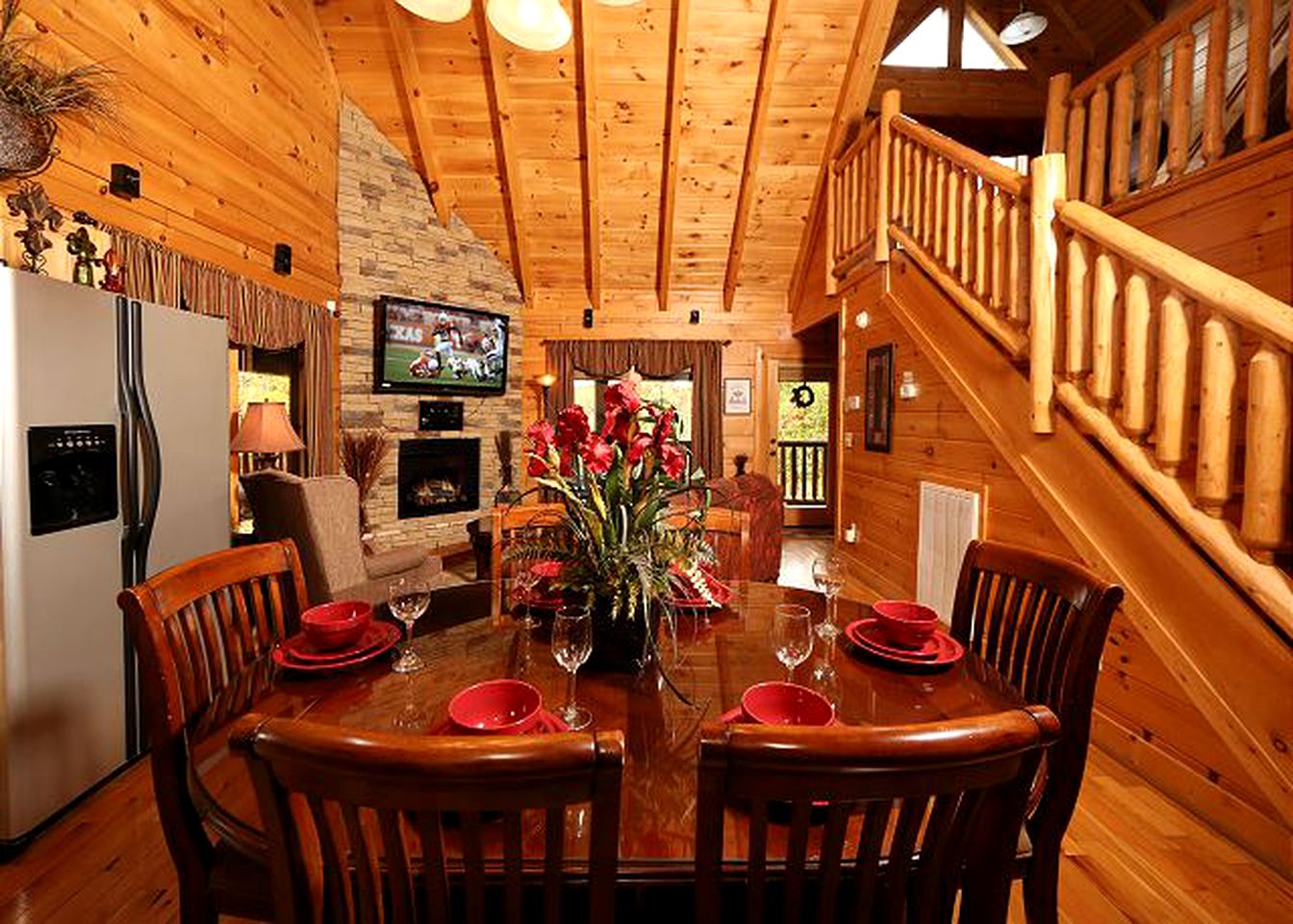 Authentic Cabin with Hot Tub on the Deck near Gatlinburg, Tennessee