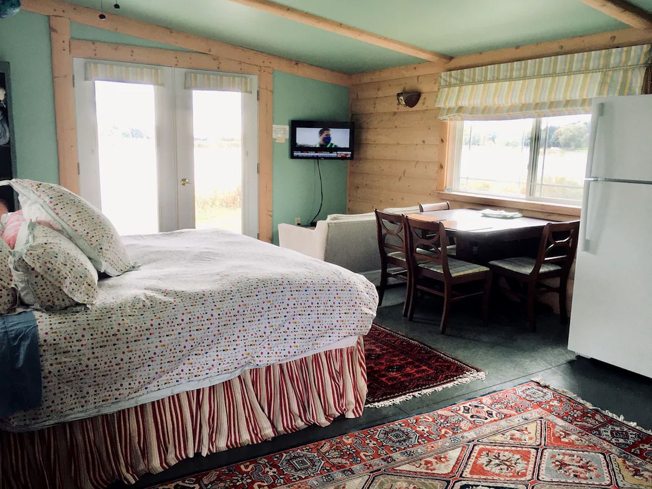 Romantic Riverfront Cottage with a Pier near Milwaukee, Wisconsin