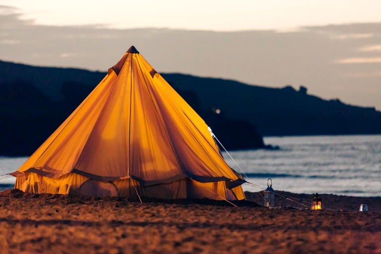 Luxury tent rental in San Felipe, Baja California, Mexico is perfect for beach glamping