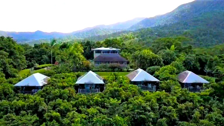 This gorgeous Daintree rainforest accommodation consists of separate tree house rental bunks, perfect for glamping in Queensland