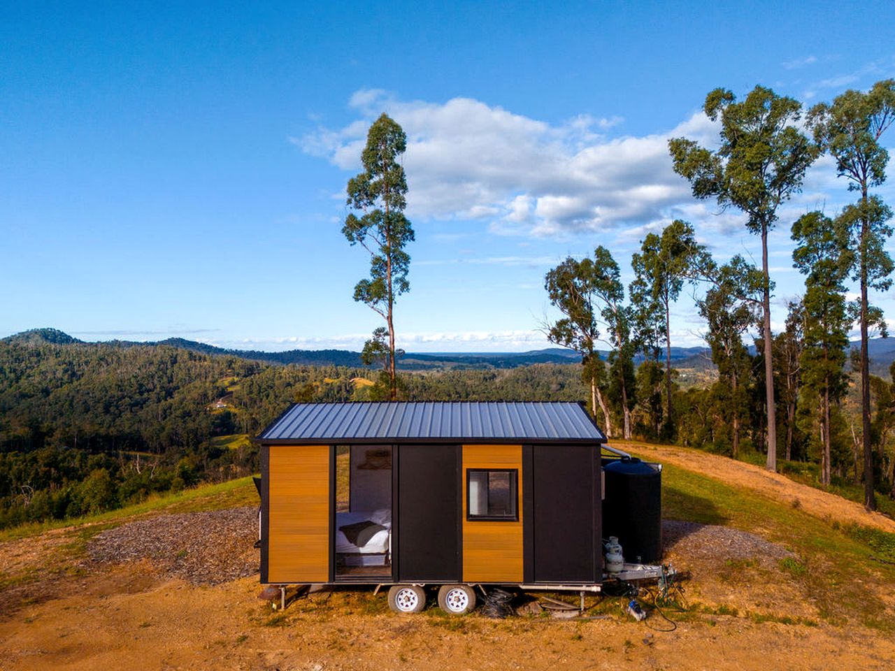 Elevated Tiny House with Spectacular Views in New South Wales, Australia