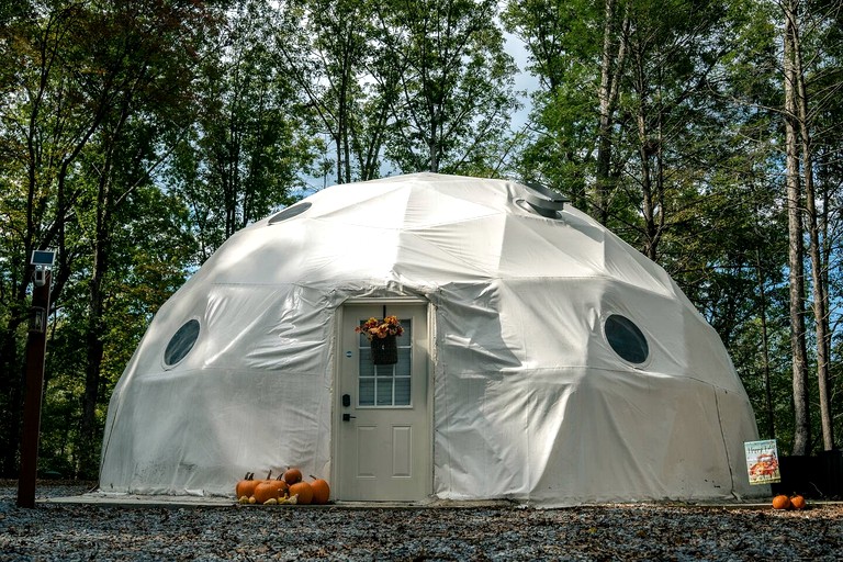 Experience Nature in this Incredible Dome Nestled Amidst Trees in Ellijay, Georgia