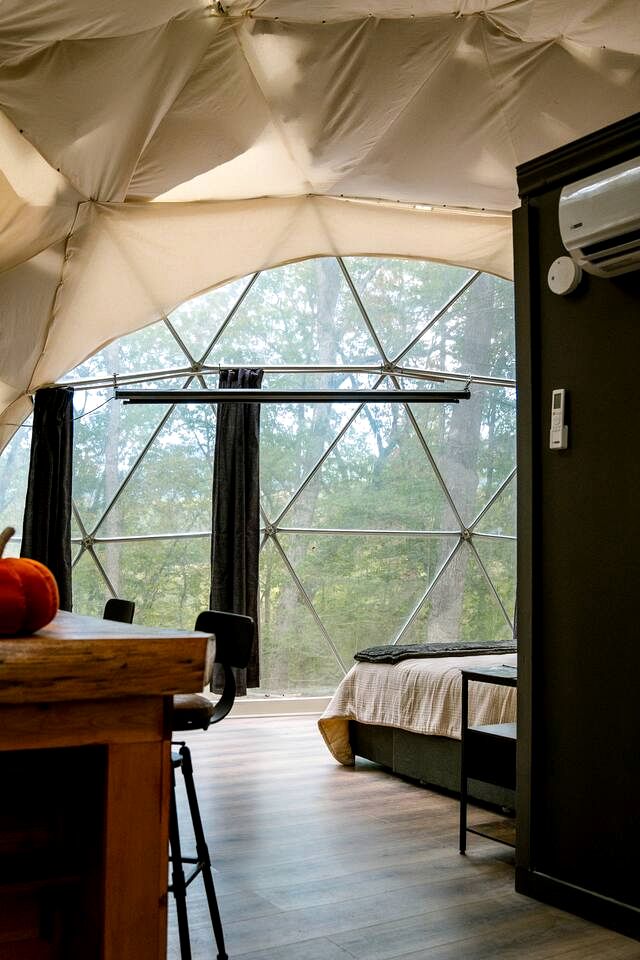 Experience Nature in this Incredible Dome Nestled Amidst Trees in Ellijay, Georgia