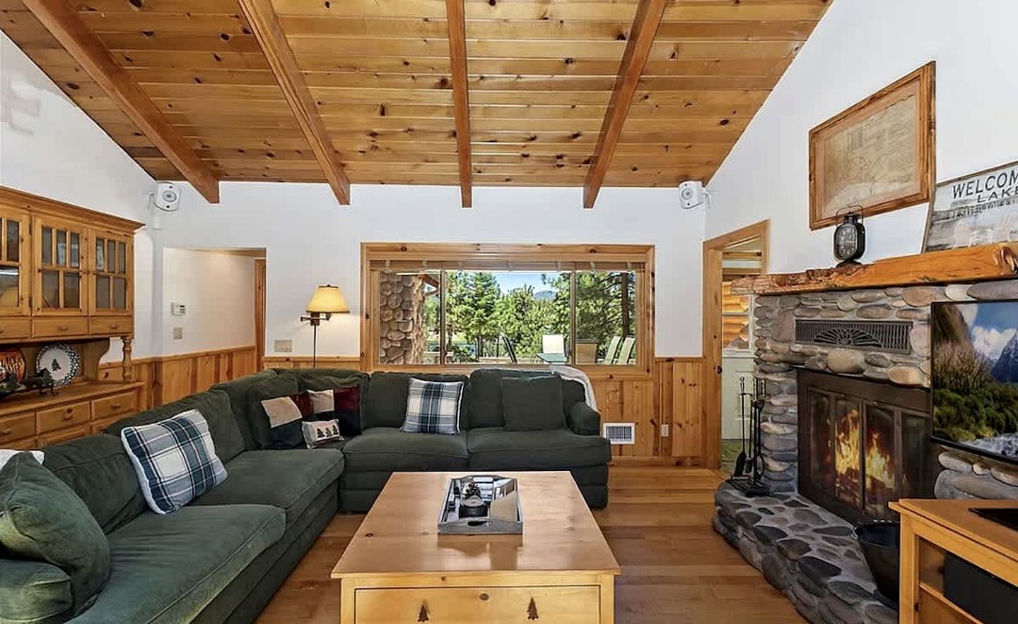 Embrace Nature in this Cabin Nestled Amidst Trees in Big Bear Lake, California