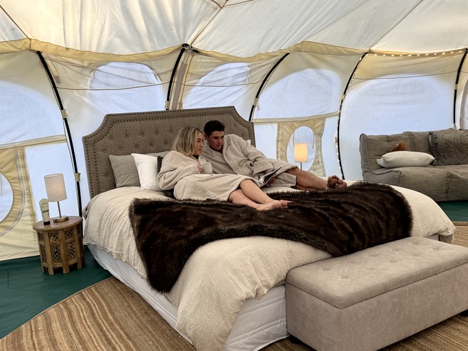 Bell Tents (New Zealand, Lochiel, South Island)