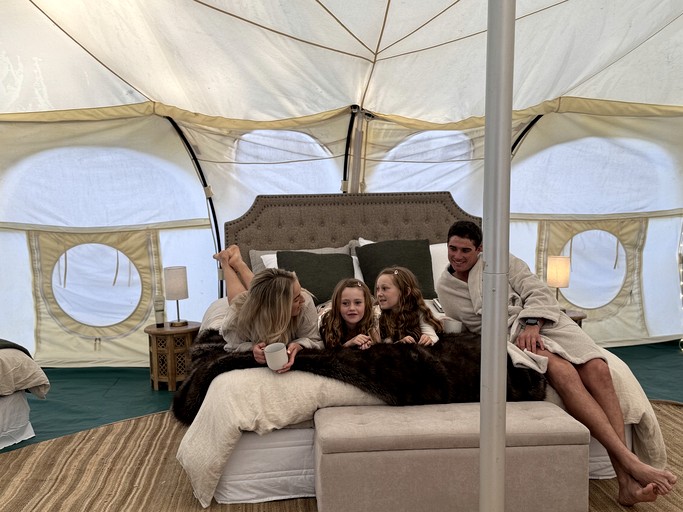 Bell Tents (New Zealand, Lochiel, South Island)