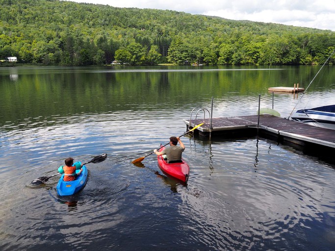 Luxury Lakefront Home near Okemo, Cabins, Ludlow, United States of