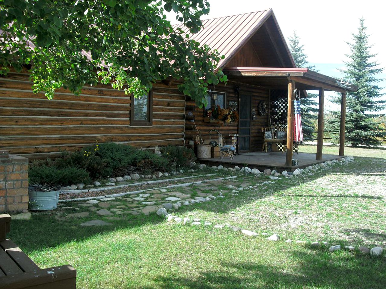 Wonderful Log Cabin with Sublime Views of Beartooth Mountain in Red Lodge, Montana