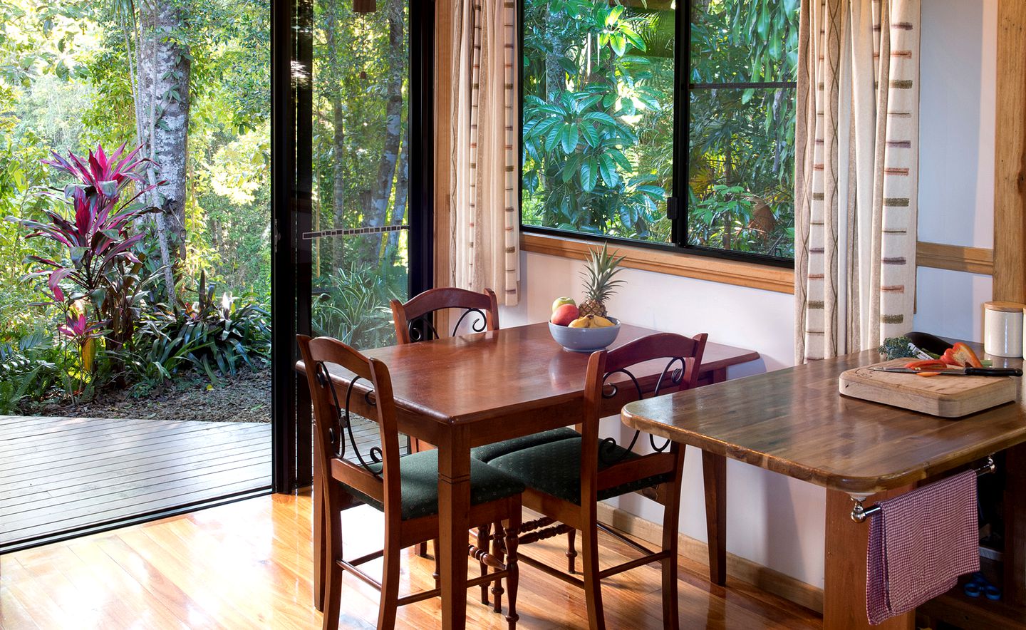 Enchanting Riverside Cabin Rental in the Rainforest near Cairns, Queensland