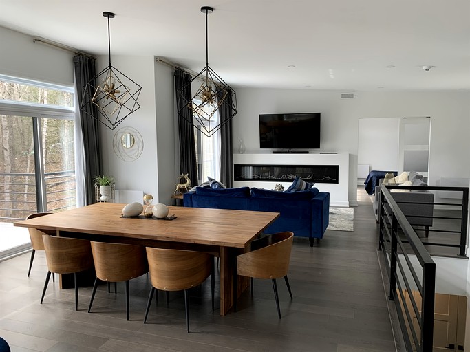 Cottages (Canada, Val des Monts, Quebec)