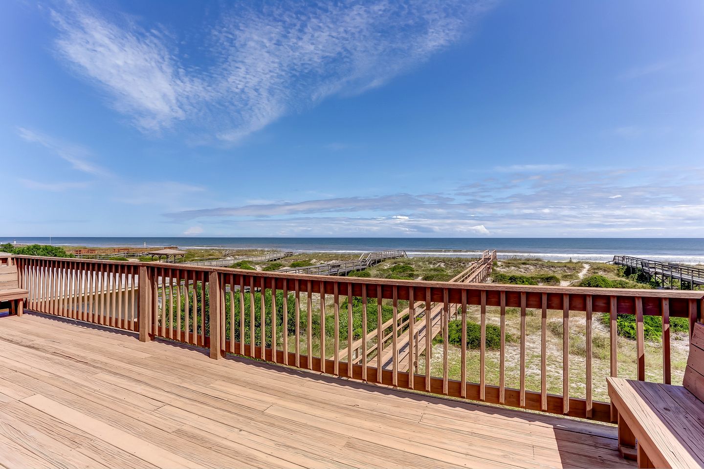 Charming Pet-Friendly Beachfront Duplex with Ocean Views in Fernandina Beach, Florida