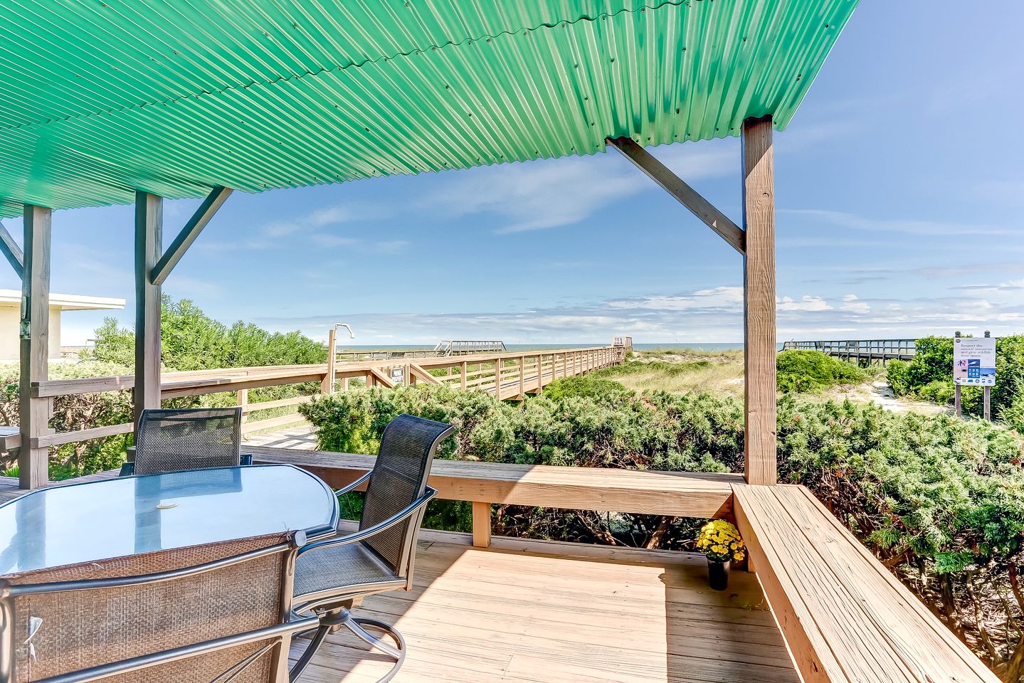 Charming Pet-Friendly Beachfront Duplex with Ocean Views in Fernandina Beach, Florida